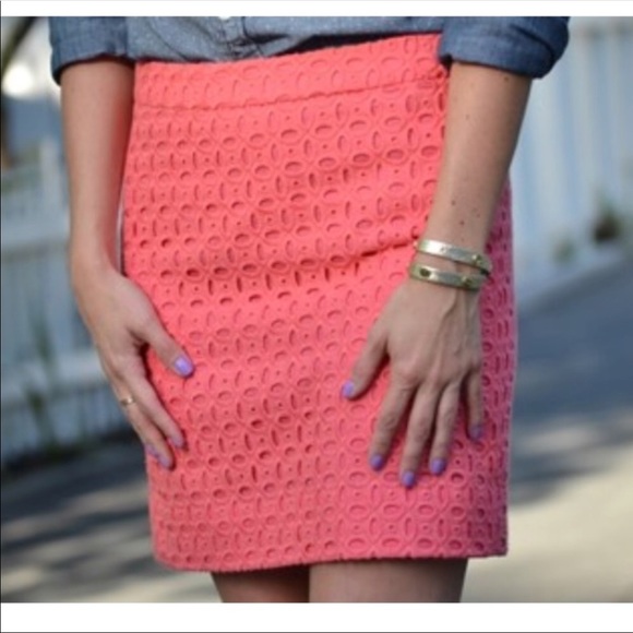 J. Crew Dresses & Skirts - J crew- in excellent condition skirt! Coral